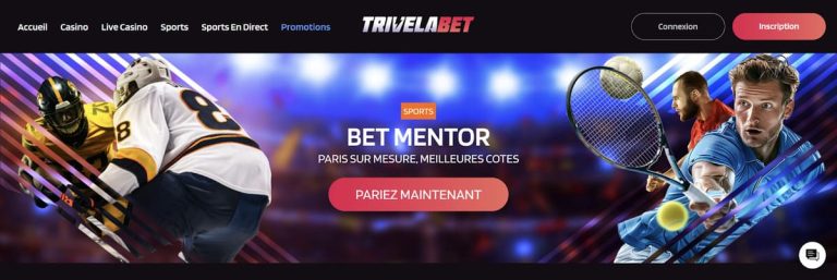 Trivelabet Casino bonus bet mentor
