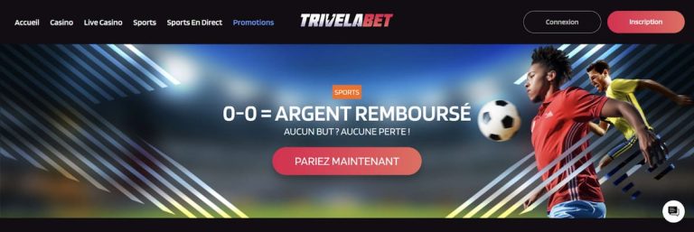 Trivelabet Casino bonus sport