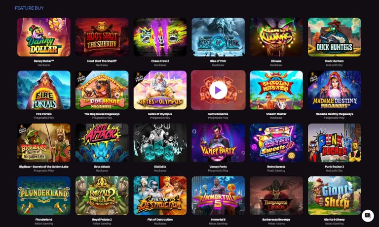 Trivelabet Casino feature buy